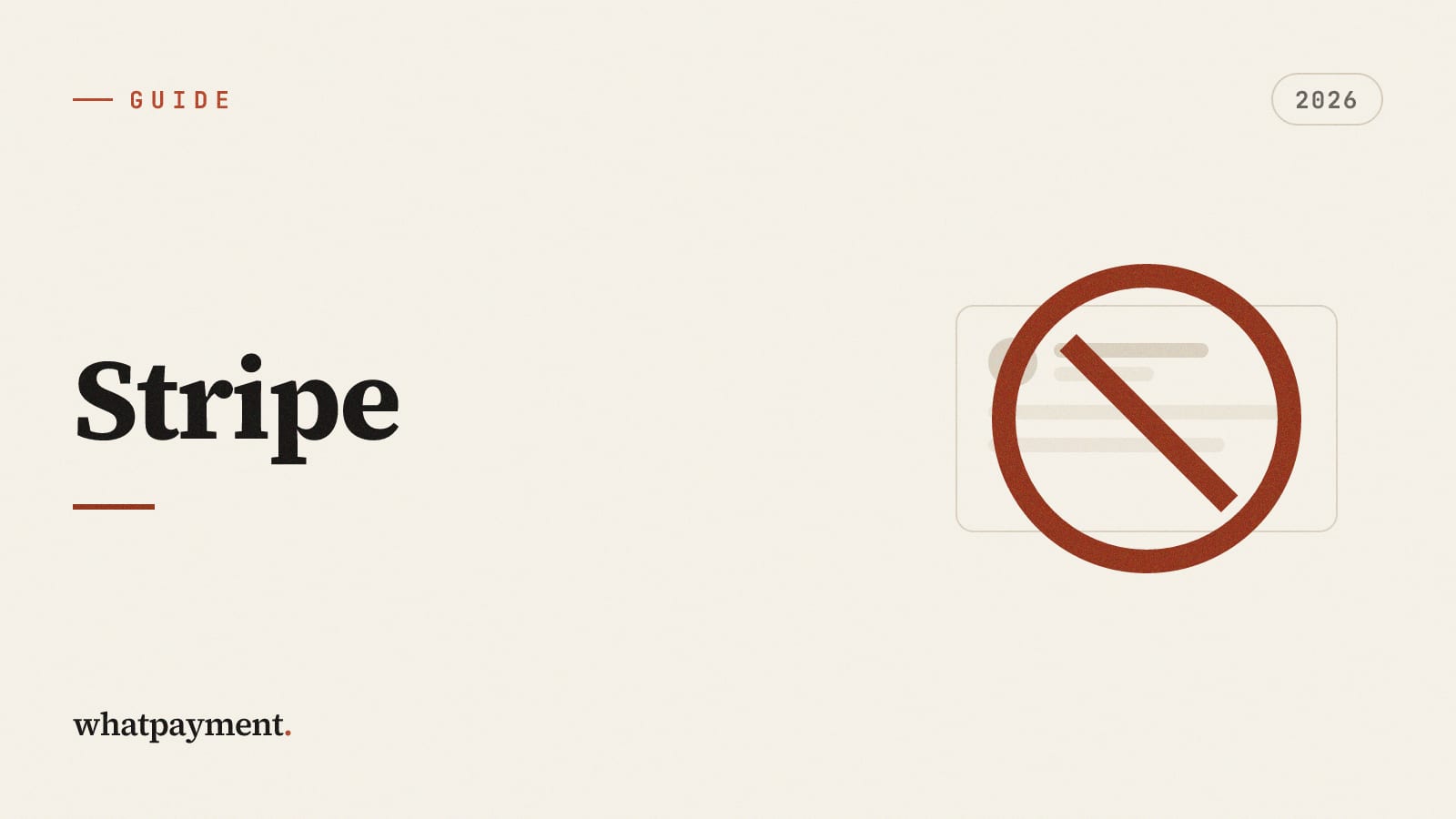 O Stripe baniu minha conta: migração em 48 horas